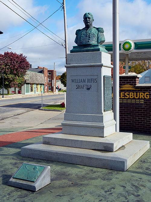 Shafter Monument in Galesburg, MI. Image ©2016 Look Around You Ventues, LLC.